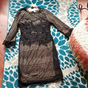 Polagram Crochet Midi Dress